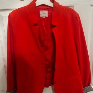 LOFT Vibrant Orange Women's Blazer